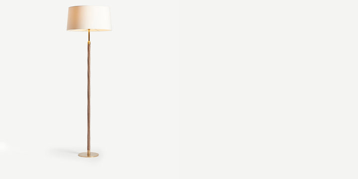 Ricasso Floor Lamp in Ecru