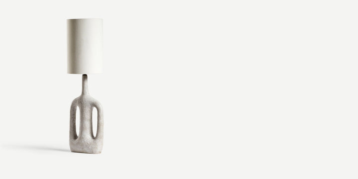 Sympoiesis Mottle Grey Table Lamp