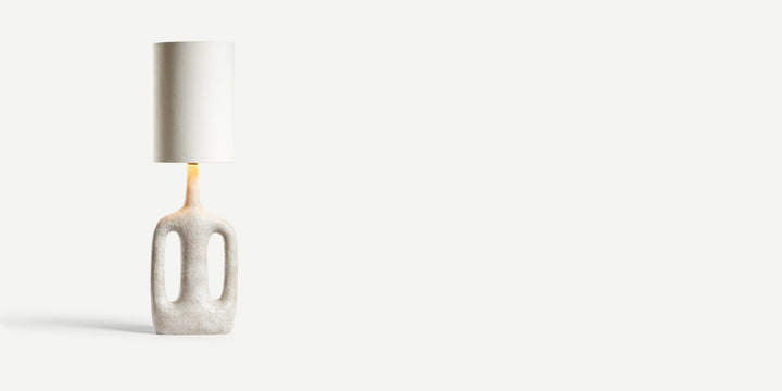 Sympoiesis Mottle Grey Table Lamp