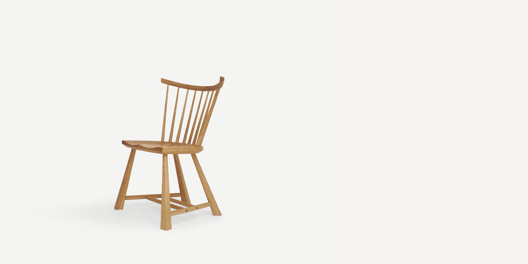 Spindle Back Occasional Chair in Natural Oak