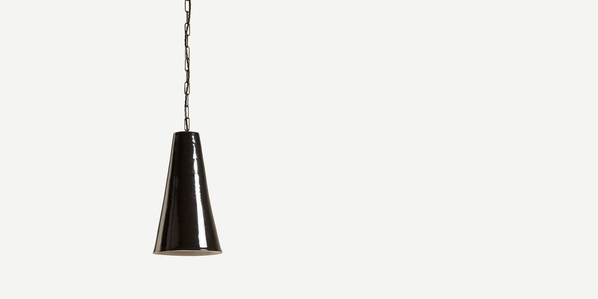 Sugar Cone Light in Black