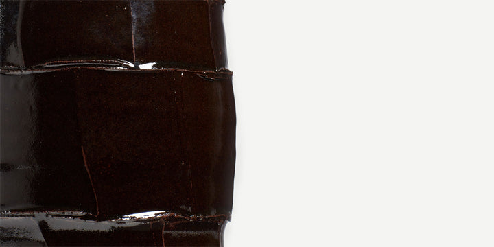 Faceted Table Lamp in Tenmoku (Tall)
